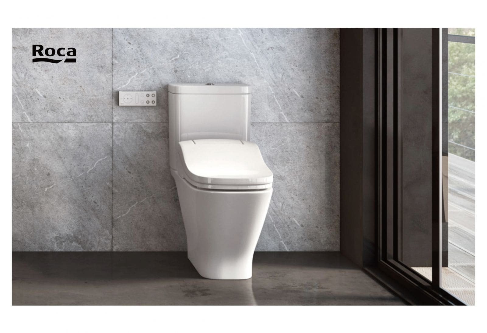 Roca Multiclean ADV 2.2 Rund – Toilettensitz Mit Warmwasser-Waschfunktion