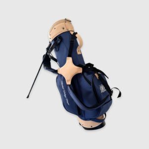 高爾夫腳架袋(海軍藍色帆布/米白)