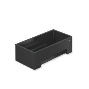 長形置物籃(附黑色內襯)